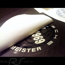 Aufkleber Porsche Marken Weltmeister Ø 9.8 cm