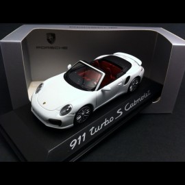 Porsche 991 Turbo S Cabriolet weiß 1/43 Minichamps WAP0203110E