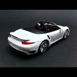 Porsche 991 Turbo S Cabriolet weiß 1/43 Minichamps WAP0203110E