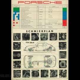 Original Poster Porsche "Typ 356A Schmierplan" PCG35646010