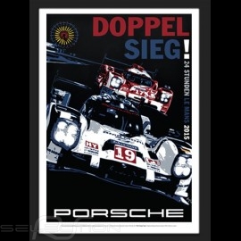 Porsche 919 Le Mans 2015 reproduction of an original poster by Nicolas Hunziker