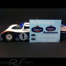 Porsche 962 C Sieger Le Mans 1986 n° 1 Rothmans 1/18 Norev 187400