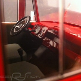 Mercedes-Benz L319 case truck Porsche 1960 red 1/18 Norev 183416