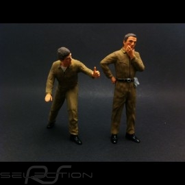Set Figuren Diorama 2 Mechaniker in braun 1/18 AS180136