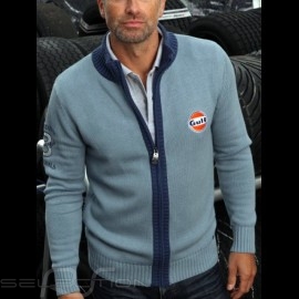 Cardigan Gulf strickweste n° 8 blau - Herren
