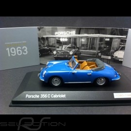Porsche 356 C cabriolet 1963 blue 1/43 Minichamps WAP0205500H