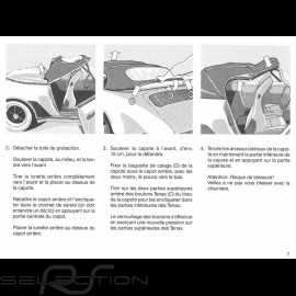 Reproduction supplement to manual Porsche 911 Speedster 1989