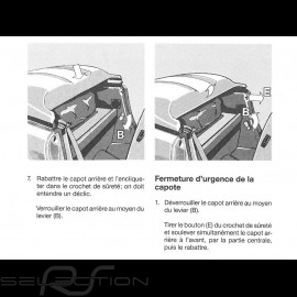 Wiedergabe Ergänzung zur Anleitung Porsche 911 Speedster 1989