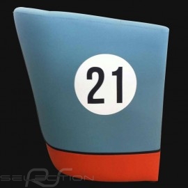 Tub chair Racing Inside n° 21 blue Racing team / orange