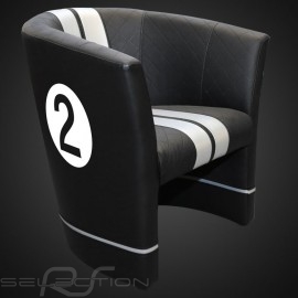 Cabriolet chair Racing Inside n° 2 Cobra racing black / grey