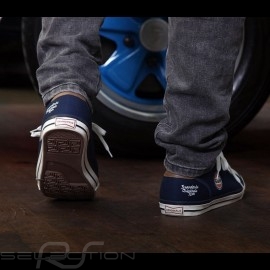 Gulf Sneaker / Basket Schuhe style Converse marineblau - Herren