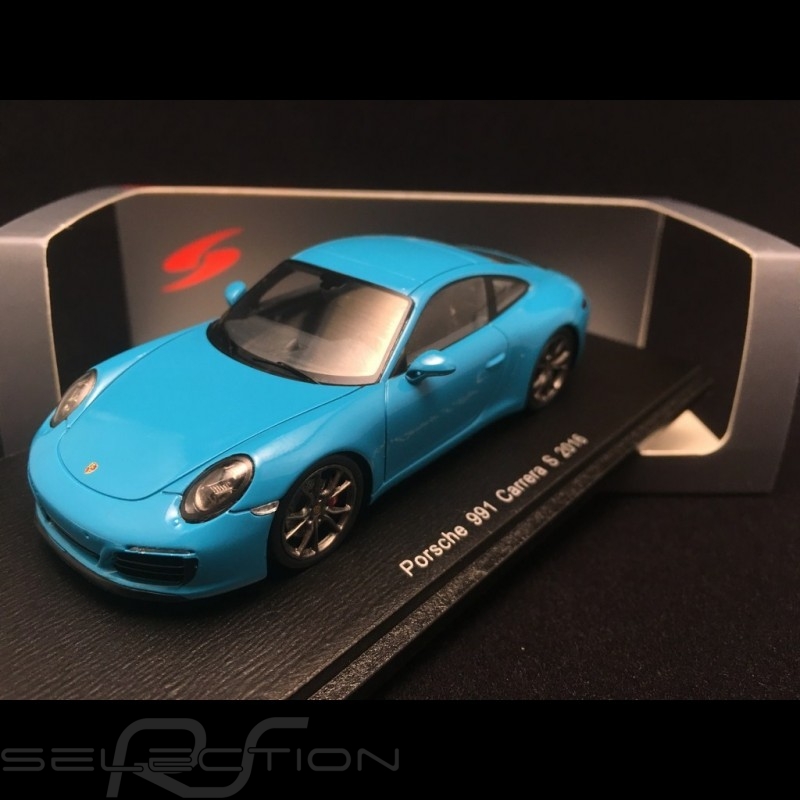 Porsche 991 Carrera S 2016 blue 1/43 Spark S4937 - Elfershop