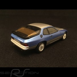 Porsche 924 turbo bicolor silber / blau metallic 1/43 Spark MAP02020816