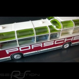 Bus Neoplan FH 11 Porsche race service red / white 1/43 Schuco 450896600
