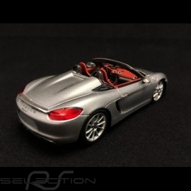 Porsche Boxster Spyder 981 2015 metallic grau 1/43 Spark S4931