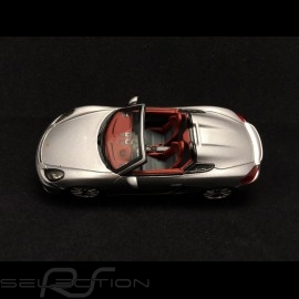 Porsche Boxster Spyder 981 2015 metallic grau 1/43 Spark S4931