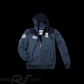 Jacke Sweatshirt Hoodie Martini Racing marineblau Herren Porsche Design WAP555