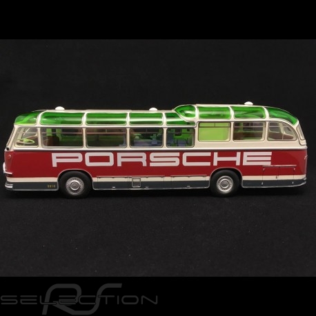 Porsche Bus Neoplan FH 11 renndienst rot / weiß 1/43 Schuco