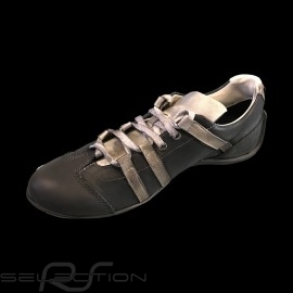 Sneaker Vintage Racing Rennfahrer Style schwarz / beige - Herren