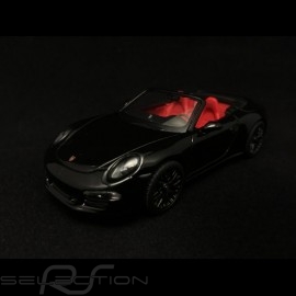 Porsche 911 type 991 Carrera 4 GTS Cabriolet black 1/43 Schuco 450758700