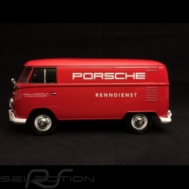 VW kombi T1 Porsche Träger Renndienst rot 1/24 Motormax 795574