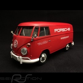 VW kombi T1 Porsche Träger Renndienst rot 1/24 Motormax 795574