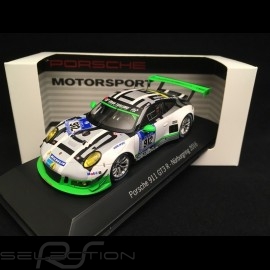 Porsche 911 type 991 GT3 R 24h Nürburgring 2016 n° 912 green 1/43 Spark MAP02018116