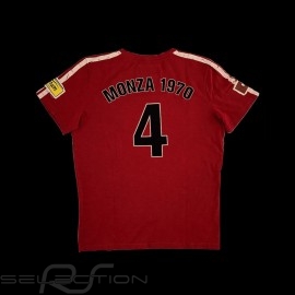 Polo shirt Clay Regazzoni n° 4 red - men