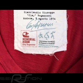 T-shirt Clay Regazzoni n° 4 rot - Herren