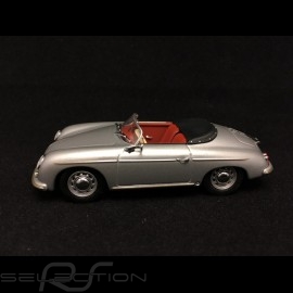 Porsche 356 A 1600 Speedster 1958 silver grey very rare 1/43 Minichamps WAP020022