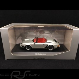 Porsche 911 3.2 Speedster 1989 silver grey very rare 1/43 Minichamps WAP020021