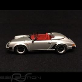 Porsche 911 3.2 Speedster 1989 silver grey very rare 1/43 Minichamps WAP020021