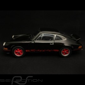 Porsche 911 2.7 Carrera RS 1973 black red stripes 1/18 Welly 18044BK