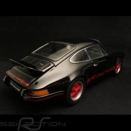 Porsche 911 2.7 Carrera RS 1973 black red stripes 1/18 Welly 18044BK