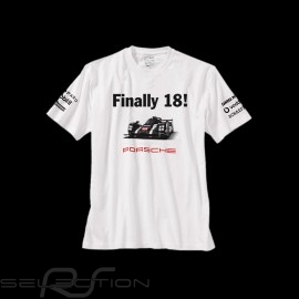 T-shirt Porsche 919 Finally 18 Le Mans 2016 Porsche design WAP181 - Herren