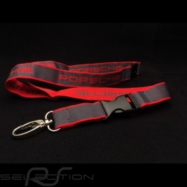 Porsche Schlüsselring Halsband rot und grau  Le Mans Motorsport collection Porsche Design WAP799