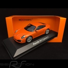 Porsche 911 Carrera S type 991 orange Gulf 1/43 Minichamps 940060221