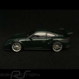 Porsche 911 GT3 RS type 991 2014 british racing green 1/43 Minichamps CA04316100