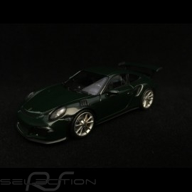 Porsche 911 GT3 RS type 991 2014 british racing green 1/43 Minichamps CA04316100