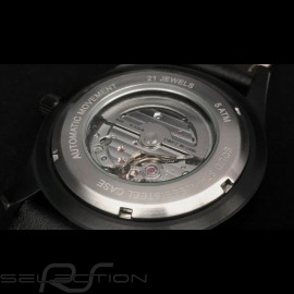 Porsche 911 300 km/h Tachometer Automatikwerk Uhr schwarz Gehause / schwarz Wahl