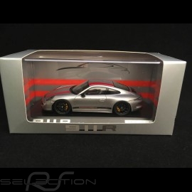 Porsche 911 R typ 991 2016 grau / rote und schwarze Streifen 1/43 Spark WAX02020050