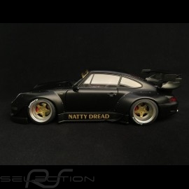 Porsche 911 type 993 RWB Natty Dread matt black 1/18 Autoart 78154