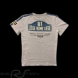 T-shirt Porsche 356 SL n° 81 Liège-Rome-Liège 1952 light grey - men