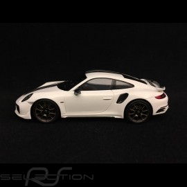 Porsche 911 Turbo S Exclusive Series 991 2017 Carrara white 1/43 Spark WAP0209060H