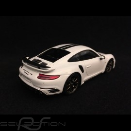 Porsche 911 Turbo S Exclusive Series 991 2017 Carrara white 1/43 Spark WAP0209060H