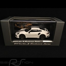 Porsche 911 Turbo S Exclusive Series 991 2017 Carrara white 1/43 Spark WAP0209060H