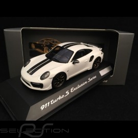 Porsche 911 Turbo S Exclusive Series 991 2017 Carrara white 1/43 Spark WAP0209060H