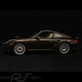 Porsche 911 Turbo 997 2010 braun Macadamia 1/18 Norev 187622