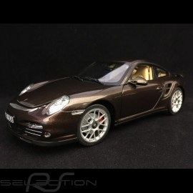 Porsche 911 Turbo 997 2010 braun Macadamia 1/18 Norev 187622