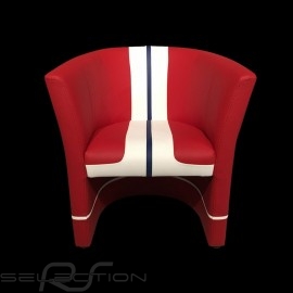 Tub chair Racing Inside n° 7 red / white / black 512FLM71